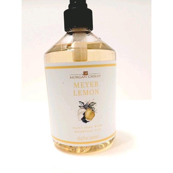 Morgan Child's LEMON MEYER Hand Soap 16.9 fl oz Pump Witch Hazel Essential Oils - Picture 5 of 7